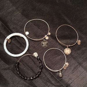 Alex and Ani Bracelets Set of 5